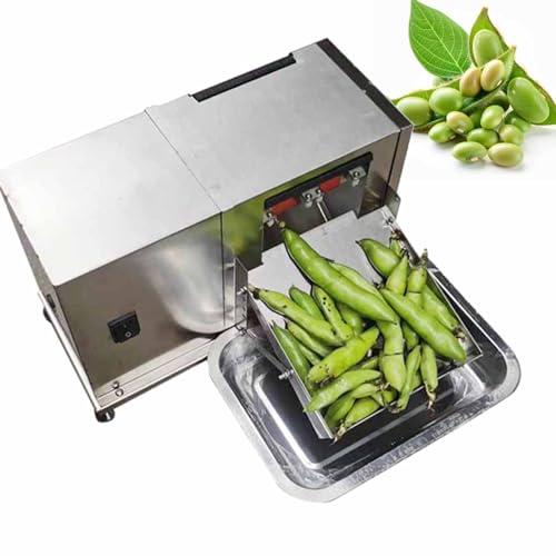 Peladora comercial semiautomática de guisantes, peladora casera de guisantes de acero inoxidable, peladora eléctrica de guisantes para cocina, para guisantes/soja/frijoles