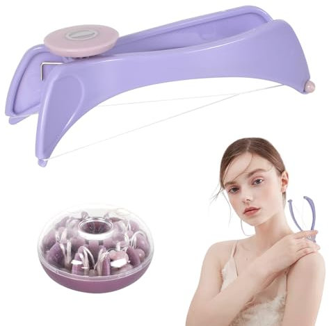 Depiladora Facial Portátil para Mujeres - Manual de Maquinilla de Afeitar Con Eliminación de Cordón, Cejas y Barbilla - Depilación Fácil
