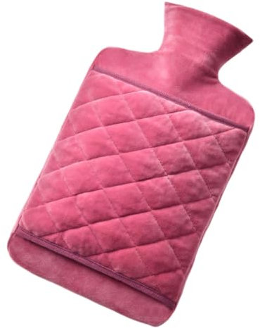 Hot Water Bottle with Cover 3 Litre Hot Water Bottles Large Hot Water Bottle with Cuddly Faux Fur Cover Hot Water Bottle Children for Hand Foot Warmer Neck Shoulder Pain Relief Hot Water Bottle
