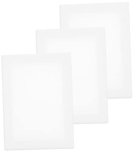 CIMAXIC 3-teilige Leinwände Zum Malen Künstlerisch Holzrahmen Mit Weißem Grund Für Ölbilder Acrylmalerei Und Bastelprojekte