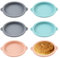 YZROHYI 6 Pièces Moule Rond Silicone 12 CM,Plat a Gateau Silicone Air Fryer,Cake Mold à Gâteau Arc En Ciel,Moule a Insert Patisserie de Cuisson pour Etages, Crêpes
