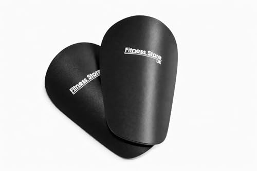Fitness Store UK | Football Shin Guards for Kids & Adults, Lightweight Soccer Shin Pads with EVA Shock Absorption, Small Shin Guards for Football Training, Hockey, Rugby & Sports