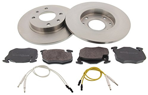 MAPCO 47350 Bremensatz Bremsschreiben Bremsbeläge Vorne Bendix System | Kompatibel mit: CITROËN SAXO, PEUGEOT 106 II, 205 I, 205 I Cabriolet, 205 II, 205 Kasten/Schrägheck, 309 I, 309 II