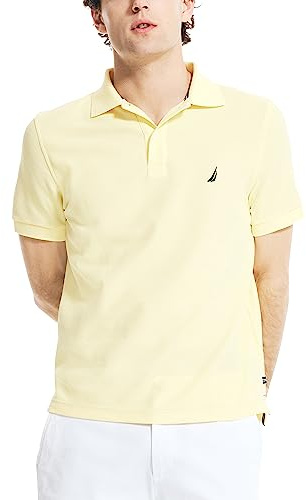 Nautica Men's Solid Anchor Deck Shirt, Corn, XX-Large