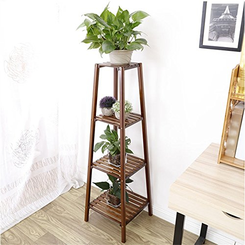 Blumentreppe Pflanzenregal Pflanzentreppe Antike Balkon Chlorophytum Bambus Blumengestell Nussbaum Ecke Rahmen Wohnzimmer Landing Massivholz Mehrschichtige Pflanze Blumentopf Regal Display