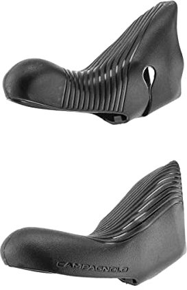 Campagnolo Rubber Grip for Brake Handle (1 Pair), Design: Black (EC-SR500)