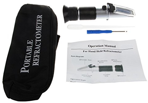 Refraktometer fuer KFZ Frostschutzpruefer Frostschutz Wasser Batterie Wischwasch -503ATC Refractometer