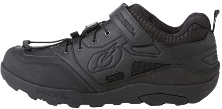 O'NEAL Traverse Flat Mountainbike Schuhe Vegan I MTB Downhill Freeride | Hoher Grip, perfekte Passform I MTB Schuhe Herren & Damen mit Mesh Belüftung I Schwarz I Größe 41