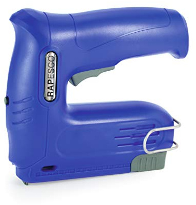 Rapesco 1570 T12-USB Cordless Staple/Nail Gun with 200 Staples, Blue