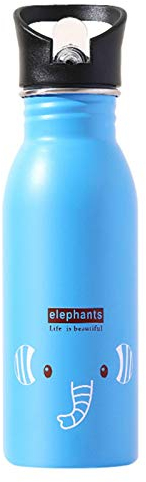 arthomer Bouteille d'eau Isotherme en INOX Bouchon Sport sans BPA 500 ML Gourde Légères Réutilisables pour Enfants pour Maintien Chaud De 12 Heures & du Froid Jusqu’à 24 Heures