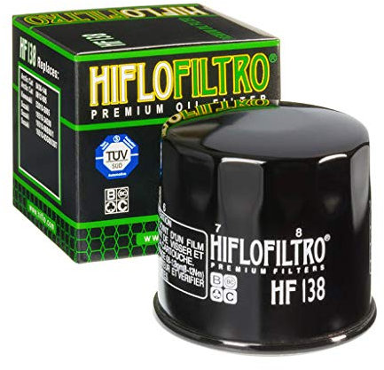 HF138 Hiflo Filtro olio moto