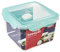 keeeper Frischhaltedose mit Klickverschluss, 16 x 16 x 11,1 cm, 1,7 l, Tina Tritan, Aquamarine