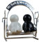 Winkee - Mr. Salt & Mrs. Pepper | Le joli pot à épices couple sur la balançoire Hollywood | Salière et poivrière Duo | Décoration pour la cuisine | Cadeau de mariage, anniversaire de mariage, Noël