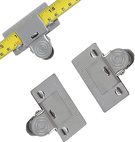 Maßband-Clip Präzisions-Messwerkzeug für Ecken Tragbares Maßband hilft Ihnen, eine genaue Ablesung zu erhalten,2 Stück