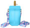 Uposao 300ml Cute Straw Cup New Plastic Popsicle Shape Water Bottle BPA Free Transparent Juice Drinking Cup Suitable for Adult &Children