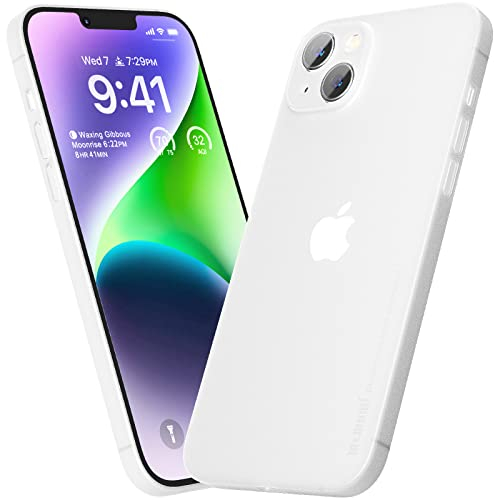 Memumi Ultra Slim Case for iPhone 14 Plus - 0.3mm Matte Finish, Anti-Scratch and Fingerprint Resistant