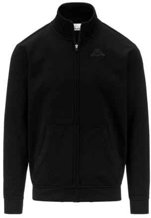Kappa Herren Zentil JKT Jacke, Schwarz/Grau (Black Greyish), XL