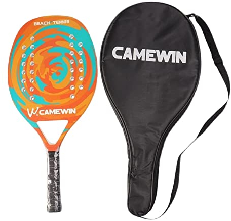 Strandschläger | Carbon Beach Ball Schläger | Composite Lightweight EVA Memory Foam Beach Pickleball Schläger mit Tasche für Herren Modgal