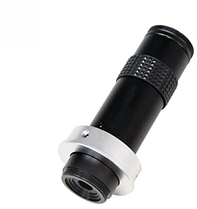 1X-130X Zoom C Mount Lens Tabletop Stand Tripods Ring adapter For Repair Soldering (Color : 130X Lens)