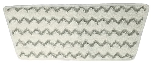 vhbw Wischbezug kompatibel mit Vileda Steam One XXL Dampfreiniger, Dampfmop - Mikrofaser Grau Weiß