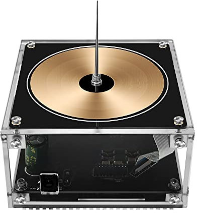 Musik-Tesla-Spule, BT-Version, Lightning-Tesla-Spule, berührbarer künstlicher Bogen, verstellbare Bogenlänge 0–100 mm, Tesla-Spulen-Lautsprecher, Bluetooth-Soundübertragung, wissenschaftliches