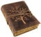 moonster Vintage Leder Notizbuch Baum des Lebens, 240 Seiten Holzfreies Baumwoll-Büttenpapier, Ledergebundenes Blanko Tagebuch, Handgefertigtes Vintage Notizbuch, Tagebuch Leder, Skizzenbuch 20x15cm