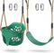 BeneLabe 2pcs Balancoire Extérieur, Siège Balançoire Arbre Interieur Plastique Souple Balancoire avec Réglable Corde 130-200cm Mousqueton 1-3Ans Bébé/Enfant/Adulte/Adolescent Éléphant Vert Fleur/272kg