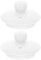 MAGICLULU Couvercle De Théière En Céramique Blanche 2 Pièces Couvercle De Tasse À Thé En Céramique De Remplacement Couvercle De Bouilloire À Thé En Porcelaine Couvercles De Théière De Style