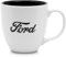 Ford Contrast Logo Tasse Schwarz-Weiß Keramik 420ml