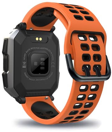 Sport Armband Kompatibel mit Kospet Tank M1 Pro Band Atmungsaktiv Doppelloch Ersatzbänder für Kospet Tank M1 Pro Armband für Herren Damen Verstellbares Uhrenarmband für Kospet Tank M1 Pro (6)