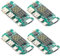 4pcs 18650 Powerbank Board Dual USB 5V 2.4A Módulos Móviles Móviles 18650 Batería de Litio Cargador Placa con Sobredescarga Protección contra cortocircuitos DIY Tarjeta USB
