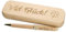 FORYOU24 Hochwertiger Kugelschreiber mit Gravur Viel Erfolg in Geschenk-Schachtel aus Holz die Geschenkidee Stift graviert