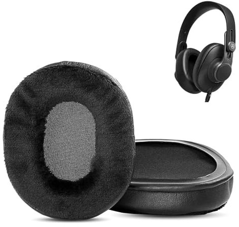 ACCOUTA Almohadillas Compatible con AKG K361 K371 K361BT K371BT Auriculares de Estudio Reemplazo de Almohadillas con Tela más Suave y Cálida y Espuma de Alta Densidad