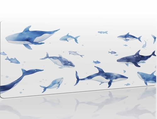 Tapis de Souris Gamer Tapis de Souris xl 1000x400x4 mm Maritime Tapis Souris Antidérapant Étanche Speed Tapis de Souris Gaming Mouse Pad Petit Sous Main Bureau Améliore la PréCision et la Vitesse A640