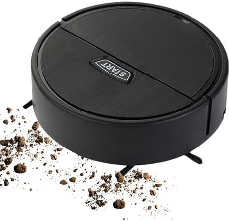 Aspirateur Robot Vadrouille - Robot Aspirateur Et Nettoyeur De Vadrouille 2 en 1 | Aspirateur Robot Intelligent avec Vadrouille Humide Et Sèche, Contrôle par Application WiFi, Chargement Automatique,