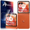 Anoowkoa 2 Pack Premium Screen Protector for Motorola Moto Razr 50 Tempered Glass Film Guard Cover-Genuine Glass-One-Push Super Easy Installation