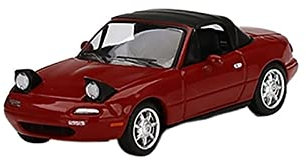 DUEVEL 1 64 Für Mazda Miata MX 5 Rote Legierung Druckguss Modellauto Sammlung Ornamente Display Druckgussmodelle Motorfahrzeuge