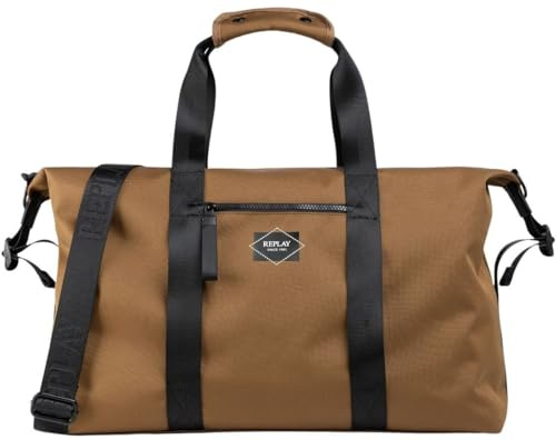 Replay Herren Duffle Bag Tasche, Butter Nut 0230 (Braun), Einheitsgröße