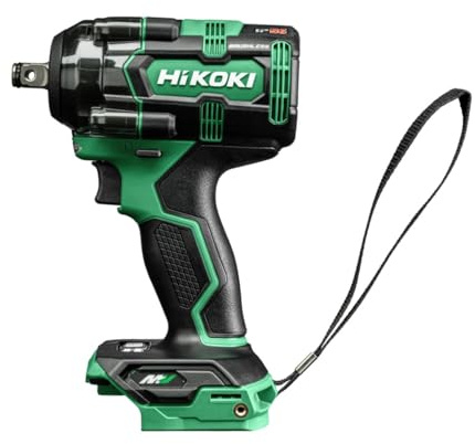 HiKOKI WR36DHW2Z Akku-Schlagschrauber, bürstenlos, 1,27 cm (1/2 Zoll), 36 V, mit 700 Nm, Brushling-Drehmoment, nur Körper mit Koffer