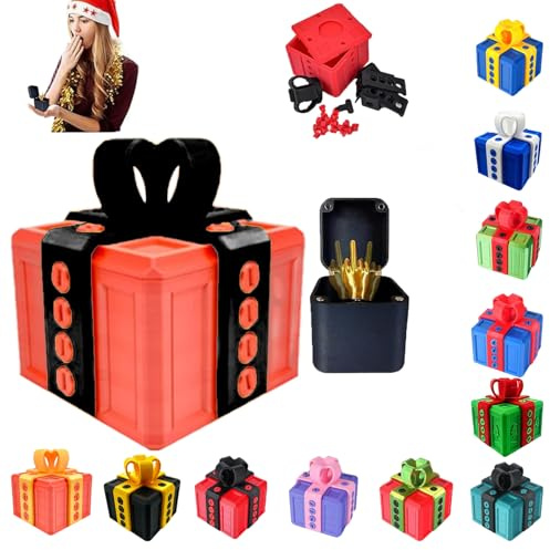 nervige geschenkbox,nervige geschenkbox mit Schrauben,the Prank Box – Hilarious Screw Challenge with Middle Finger Surprise,geschenkbox mittelfinger,Annoying Gift Box,Funny 3D Screw Toy,Surprises-A