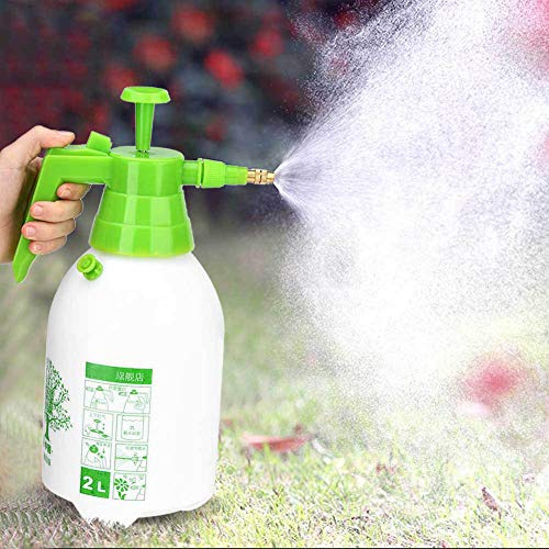 Haofy Garden Master 2L Manueller Drucksprüher mit Sicherheitsventil, Transparentem PP-Tank, Ergonomischem Griff für Rasen-, Garten- und Pflanzenpflege