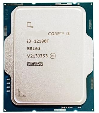 Core i3 12100F 3.3 GHz 4-core 8-thread CPU processor L3 = 12M 58W LGA 1700 No Fan