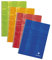 Clairefontaine 81444C - Spiralbuch / Notizheft mit Doppelspirale DIN A4, 50 Blatt 90g, kariert 4x4mm, Einband aus feuchtigkeitsresistentem Hochglanzkarton, farbig sortiert, 1 Stück