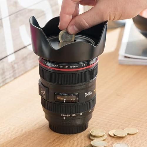 Eurowebbiz Objectif d'appareil Photo Tirelire