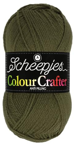 Scheepjes Colour Crafter 100g Yarn Ball | Acrylic DK Double Knit Wool | Soft & Anti-Pilling for Knitting, Crochet, Blankets & Amigurumi (1027 Arnhem)