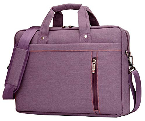 HotYou Sacoche en Ordinateur Portable, Serviettes Anti-Chocs avec Multi-Fonctionnel Sac à 17 pour Tablette/PC Ordinateur Portable/Chromebook/Macbook/Ultrabooks, Version 1 Violet