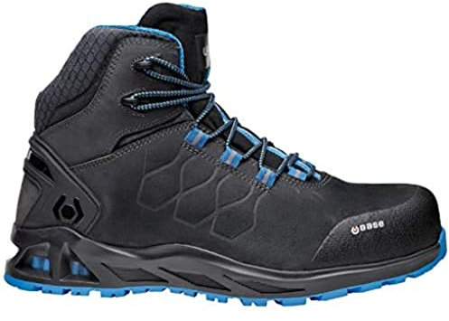 Base Protection K-Road Top Scarponcino Antinfortunistico, da Donna e Uomo, Nero/Blu, Taglie 37