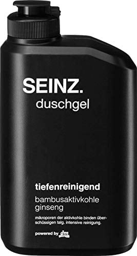SEINZ. Duschgel tiefenreinigend Bambusaktivkohle Ginseng (1x300ml) für Männer Körperreinigung