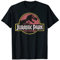 Jurassic Park Original Fossil Distressed Faded Logo T-Shirt