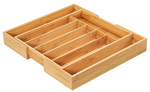 Zassenhaus Eco Line Bambus Besteckeinsatz Braun 34,5x40x6